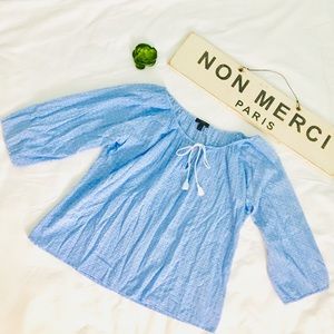 {J. Crew} Light Blue Blouse